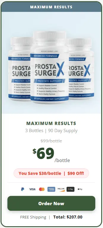 Order Prosta Surge X 3 Bottles